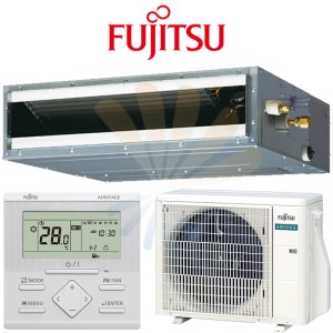 Fujitsu ARXG14KLLAP + AOEG14KBTB + UTY-RLRY kanalni klima uređaj